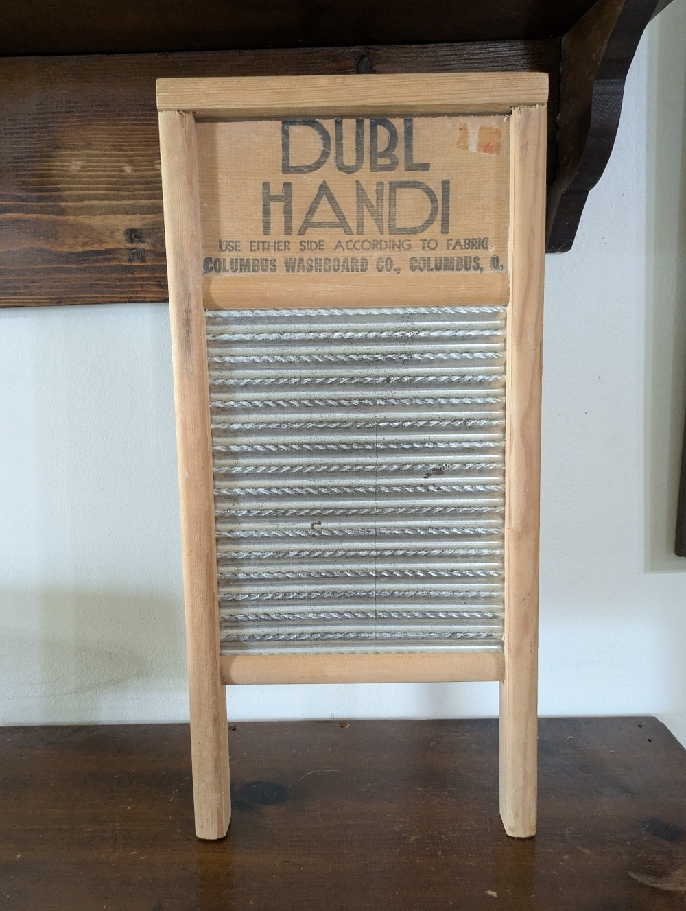 Vintage Dubl Handi Washboard | Columbus Washboard Co.